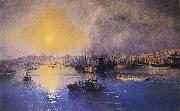 Constantinople Sunset Ivan Aivazovsky